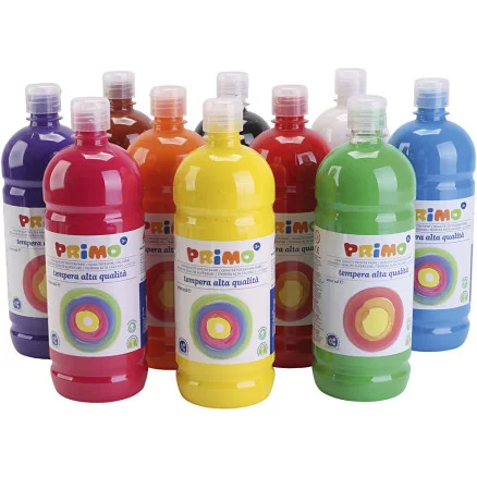 Temperafärg Matt, matt, mixade färger, 10x1000 ml/ 1 förp. Populärt val