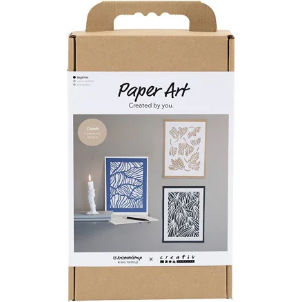 Endast denna vecka DIY Kit Papperskonst, Bilder för upphängning, off white, 1 förp.