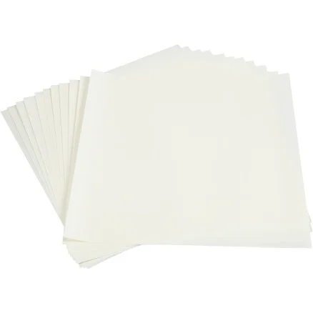 Fynd Ljuspapper, ark 30x30 cm, 80 g, vitt, 12 ark/1 frp.
