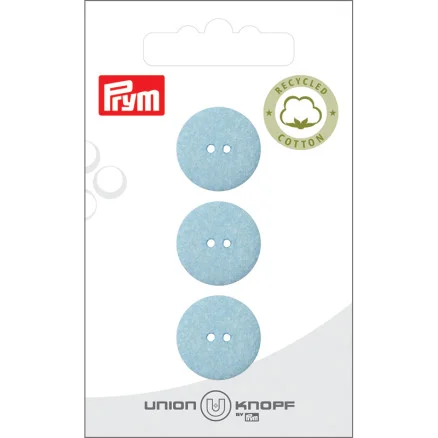 Rabatter Prym Tygknapp Blå 18 mm – 3 st.