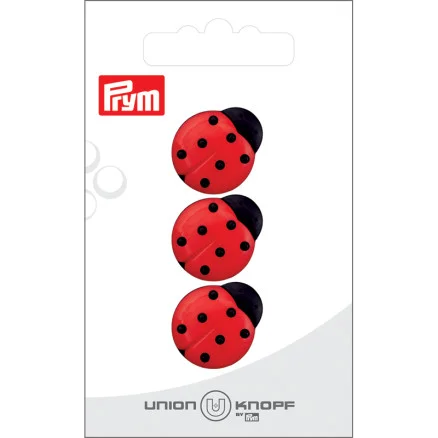 Bästa pris Prym Plastknapp Nyckelpiga 18mm – 3 st.