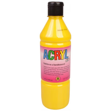 Fantasy Color Hobbyfärg/Akrylfärg Primär gul 500ml Begränsat erbjudande