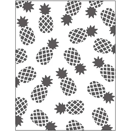 I lager Präglingmall, ananas, storlek 11x14 cm, tjocklek 2 mm, 1 st.