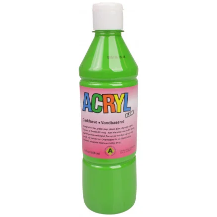 Fantasy Color Hobbyfärg/Akrylfärg Ljusgrön 500ml Expressleverans