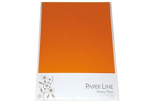 Premium kartong – 180g A4 10 stk i Paket Orange
