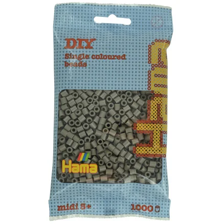 Hama Midi Pärlor 207-117 Gråbrun – 1000 st. Begränsat erbjudande