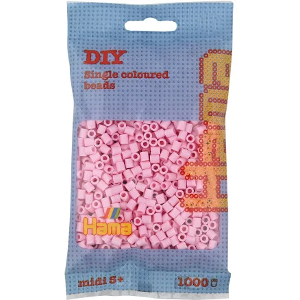 Köp online Hama Midi Pärlor 207-95 Pastell Rosa – 1000 st