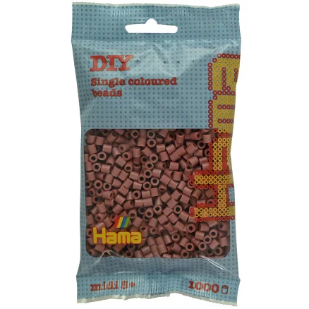 Hama Midi Perler 207-111 Mörk Blush – 1000 stk Kundfavorit