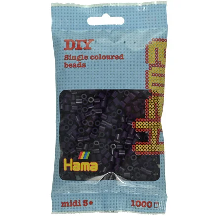 Hama Midi Pärlor 207-108 Aubergine – 1000 st I lager