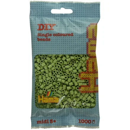 Beställ nu Hama Midi Pärlor 207-110 Matcha – 1000 st