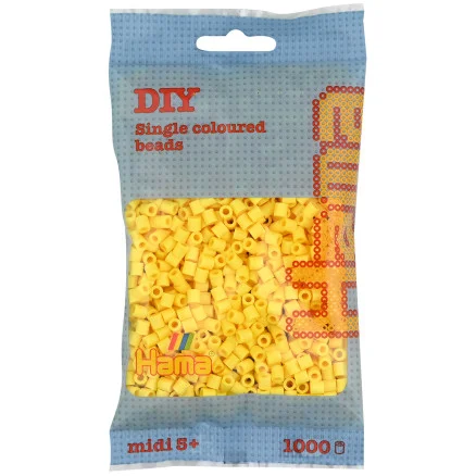 Kampanj Hama Midi Pärlor 207-103 Ljusgul – 1000 st