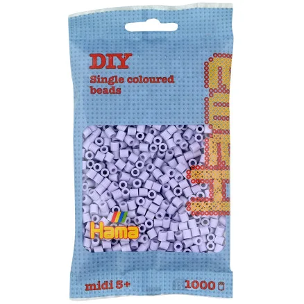 Hama Midi Pärlor 207-106 Ljus Lavendel – 1000 st Populär