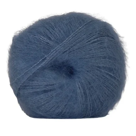 Hjertegarn Silk Kid Mohair Garn 1071 Dov Blå Sänkt pris
