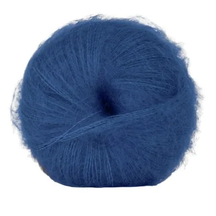 Begränsat erbjudande Hjertegarn Silk Kid Mohair Garn 1122 Blå