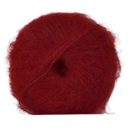 Hjertegarn Silk Kid Mohair Garn 1045 Röd Säker betalning