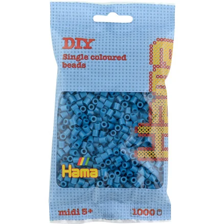 Outlet Hama Midi Pärlor 207-83 Petrol – 1000 st.