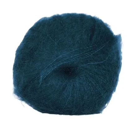 Hjertegarn Silk Kid Mohair Garn 4324 Petrol Rabatter