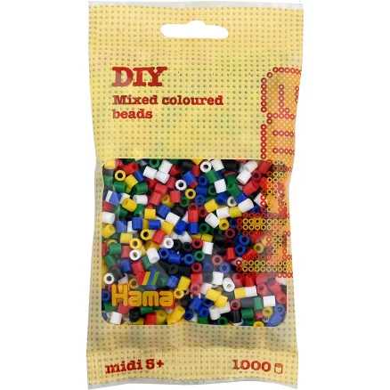 Hama Midi Pärlor 207-66 Mix 66 – 1000 st Expressleverans