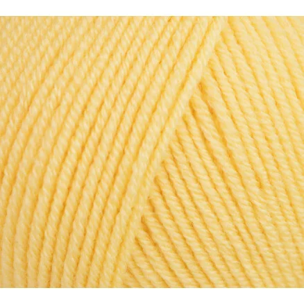 Infinity Hearts Baby Merino Garn Unicolor 17 Gul I lager