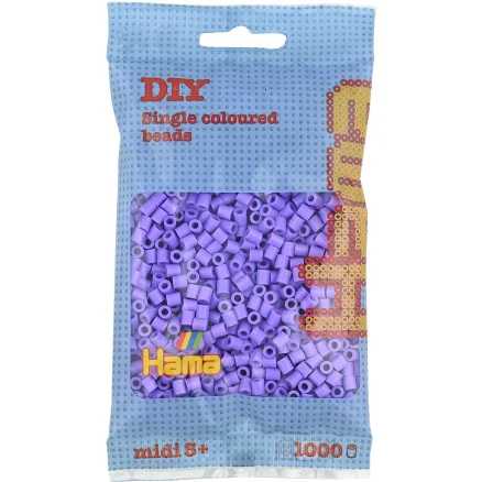 Hama Midi Pärlor 207-45 Pastell Lila – 1000 st Fynd