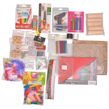 Sänkt pris Stort kreativt hobbypaket – 28 varor