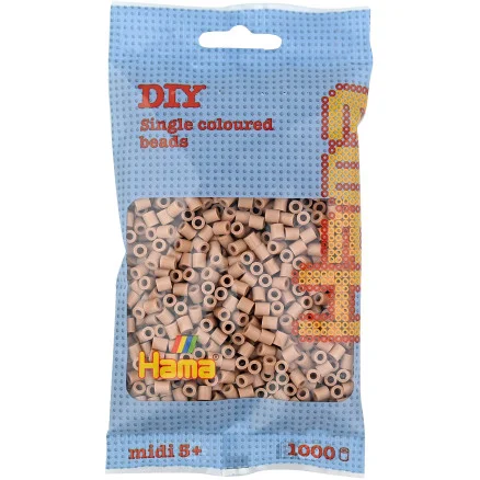 Endast denna vecka Hama Midi Pärlor 207-75 Tan – 1000 st.