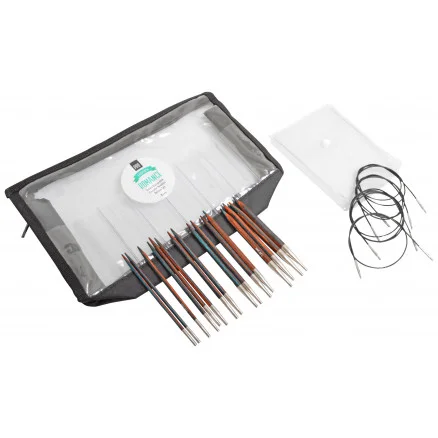 Drops Ändstickorset – Pro Romance Deluxe Trä Set med utbytbara kablar 8 storlekar 3 längder Kampanj
