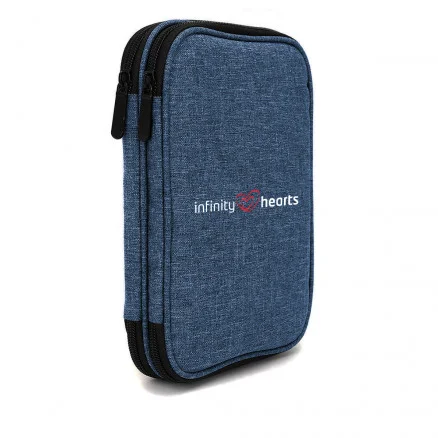 Infinity Hearts Etui för Rundstickor & Tillbehör Blå 22x17x4cm Utförsäljning