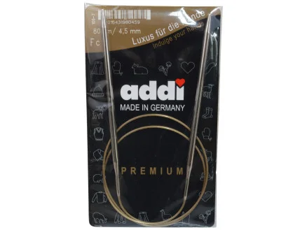 Trygg betalning Addi Turbo Rundstickor Mässing 80cm 4,50mm / 31.5in US7