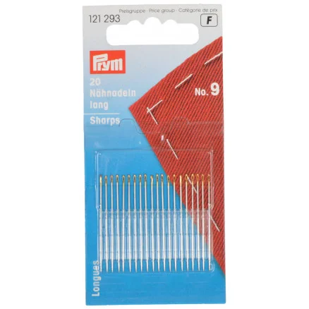Prym Synålar Stål Silver 0,60x34mm Str. 9 – 20 st Rea