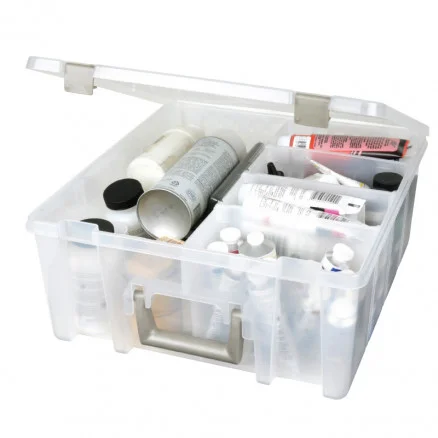 Fri frakt ArtBin Super Satchel Plastlåda till tillbehör Transparent 37,5x36x16cm