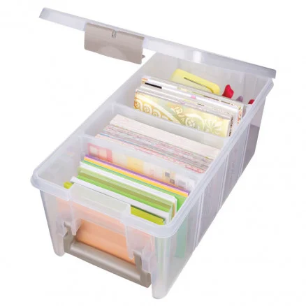 Rea ArtBin Plastlåda till tillbehör Transparent 37,5x20x16,5cm