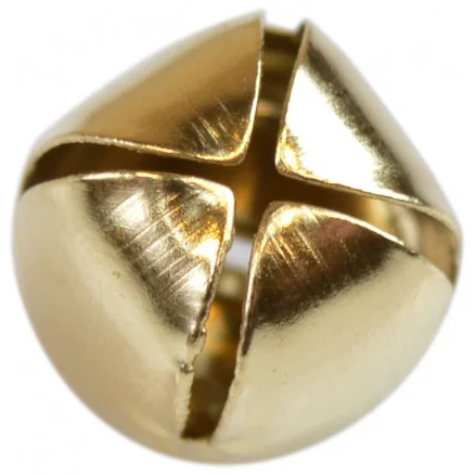 Bjällra / Skallra Guld 12mm – 10 st. Nyhet