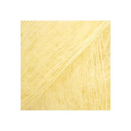 Drops Kid-Silk Garn Unicolor 52 Lemonade I lager