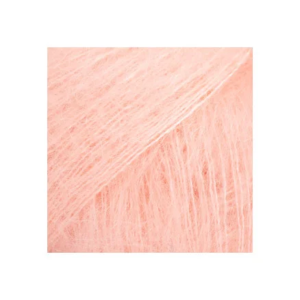 Lågt pris Drops Kid-Silk Garn Unicolor 53 Ljus persika