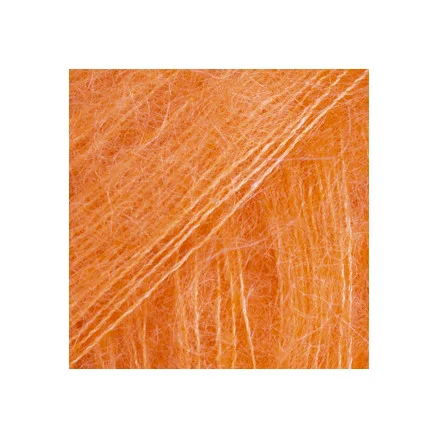 Begränsat antal Drops Kid-Silk Garn Unicolor 49 Elektrisk Orange