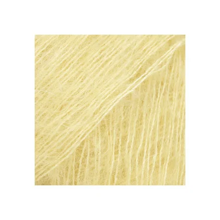 Fynd DROPS Kid-Silk Garn Unicolor 73 Dimma Gul
