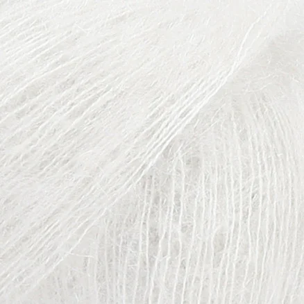 Begränsat antal Drops Kid-Silk Garn Unicolor 38 Krita