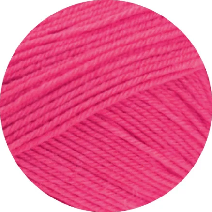 Lana Grossa Meilenweit 100 Merino Extrafine Uni Garn 2454 Rosa Premium
