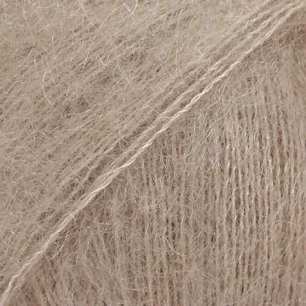Drops Kid-Silk Garn Unicolor 12 Beige Sista chansen