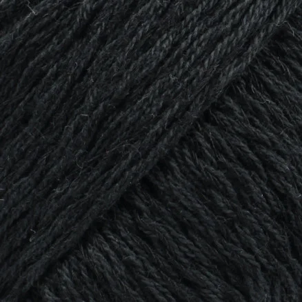 Rabatt Drops Belle Garn Unicolor 08 Svart