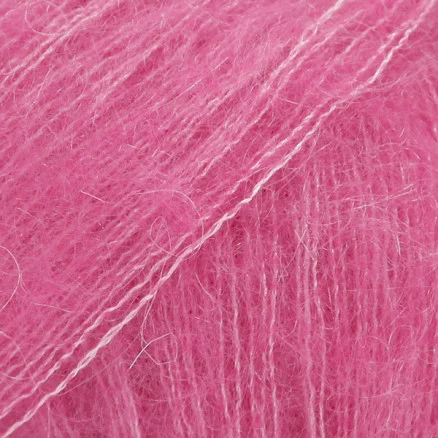 Fynd Drops Kid-Silk Garn Unicolor 13 Cerise