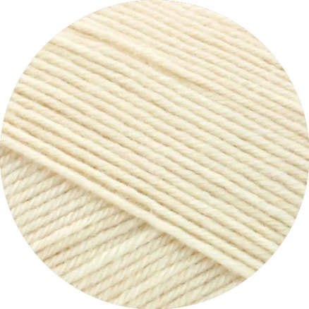 Lana Grossa Meilenweit 100 Merino Extrafine Uni Garn 2425 Ljus Beige Populär