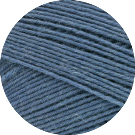 Lana Grossa Meilenweit 100 Merino Extrafine Uni Garn 2428 Jeans Kampanj