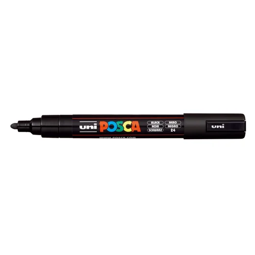 Lågt pris Uni Posca Tusser PC-5M 1 st 1,8-2,5 Svart 24