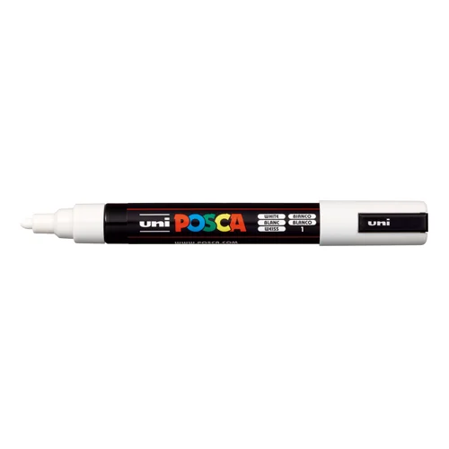 Uni Posca Tusser PC-5M 1 st 1,8-2,5 Vit 1 Premium