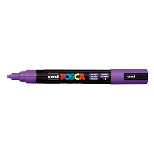 Populär Uni Posca Tusser PC-5M 1 st 1,8-2,5 Violett 12