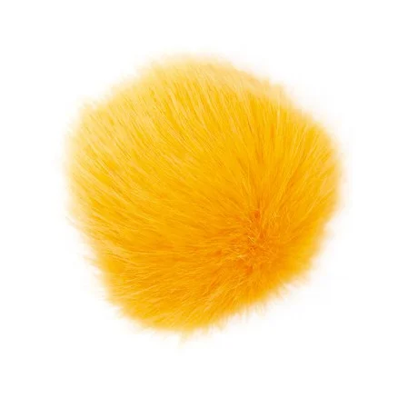 Bästa pris Rico Pompom Tofs Akryl Gul/Saffran 10 cm