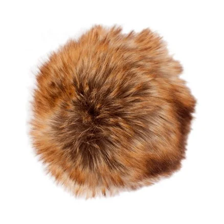 Rico Pompom Tofs Akryl Mix Brun 10 cm Erbjudandepris