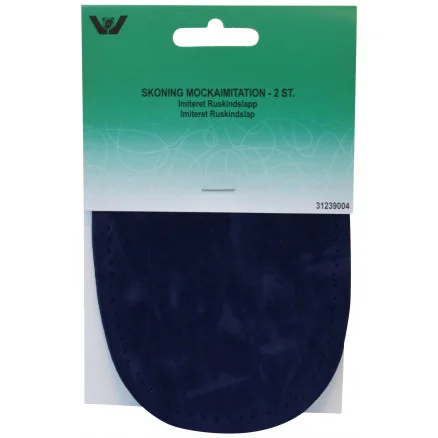 Begränsat erbjudande Armbågelappar Imiterad Mocka Oval Marin 10x15 cm – 2 st.